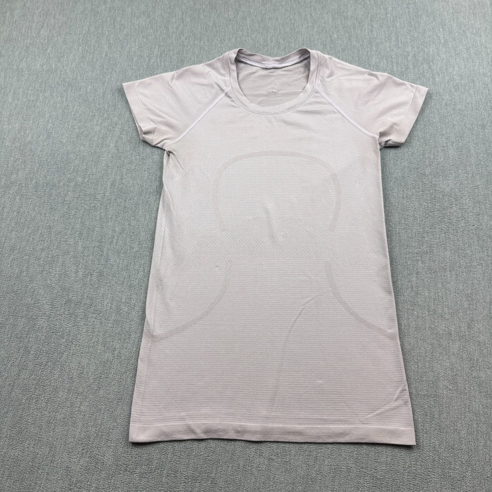 Lululemon Shirt Women 6 Pink Swiftly Tech Short Sleeve 2.0 Workout Gym Yoga Top